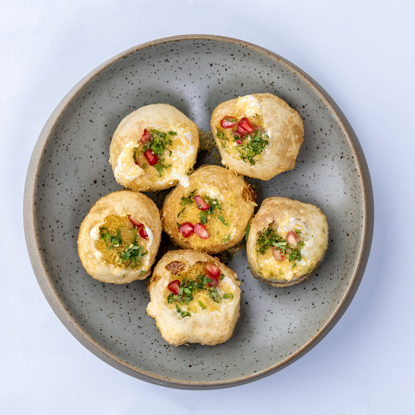 Dahi Poori (6 pcs)