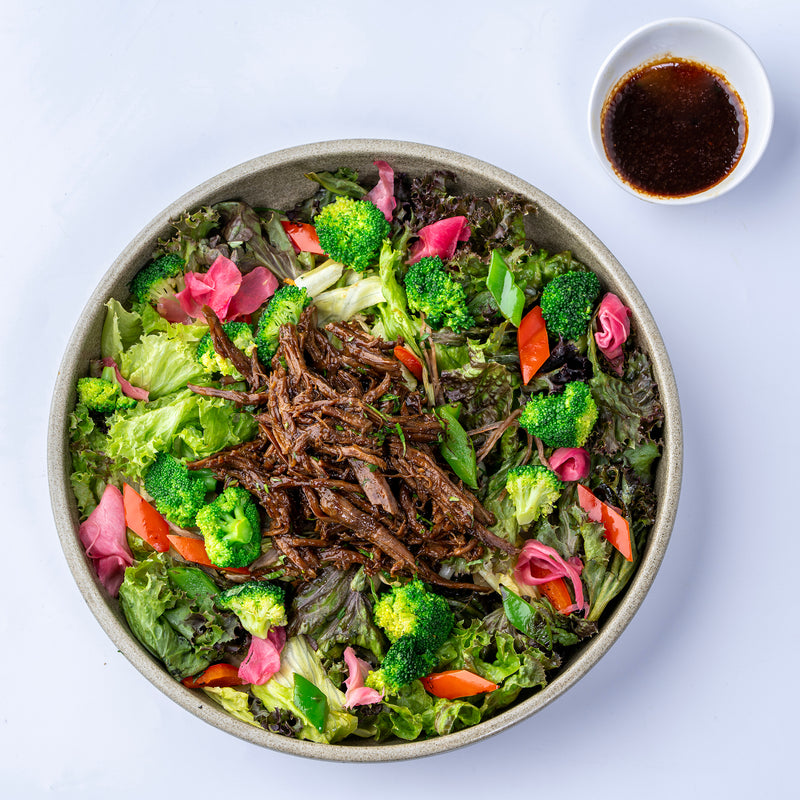 South Asian Broccoli & Pulled Beef Salad- 379 Kcal